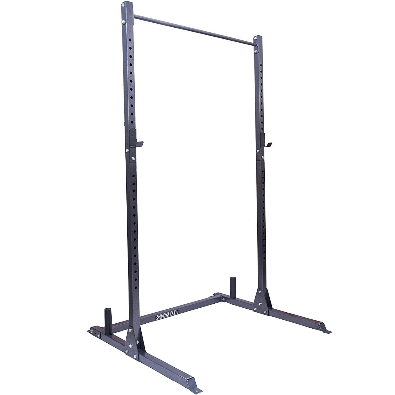 GYM MASTER Adjustable Squat Rack Power Cage & Pull Up Bar