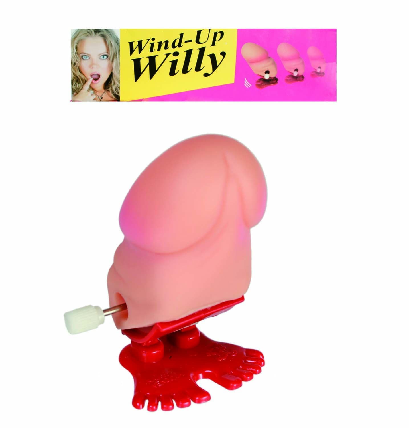 Buy Direct From Us Must have present gift. Wind Up Jumping Willy. Perfect cheeky fun