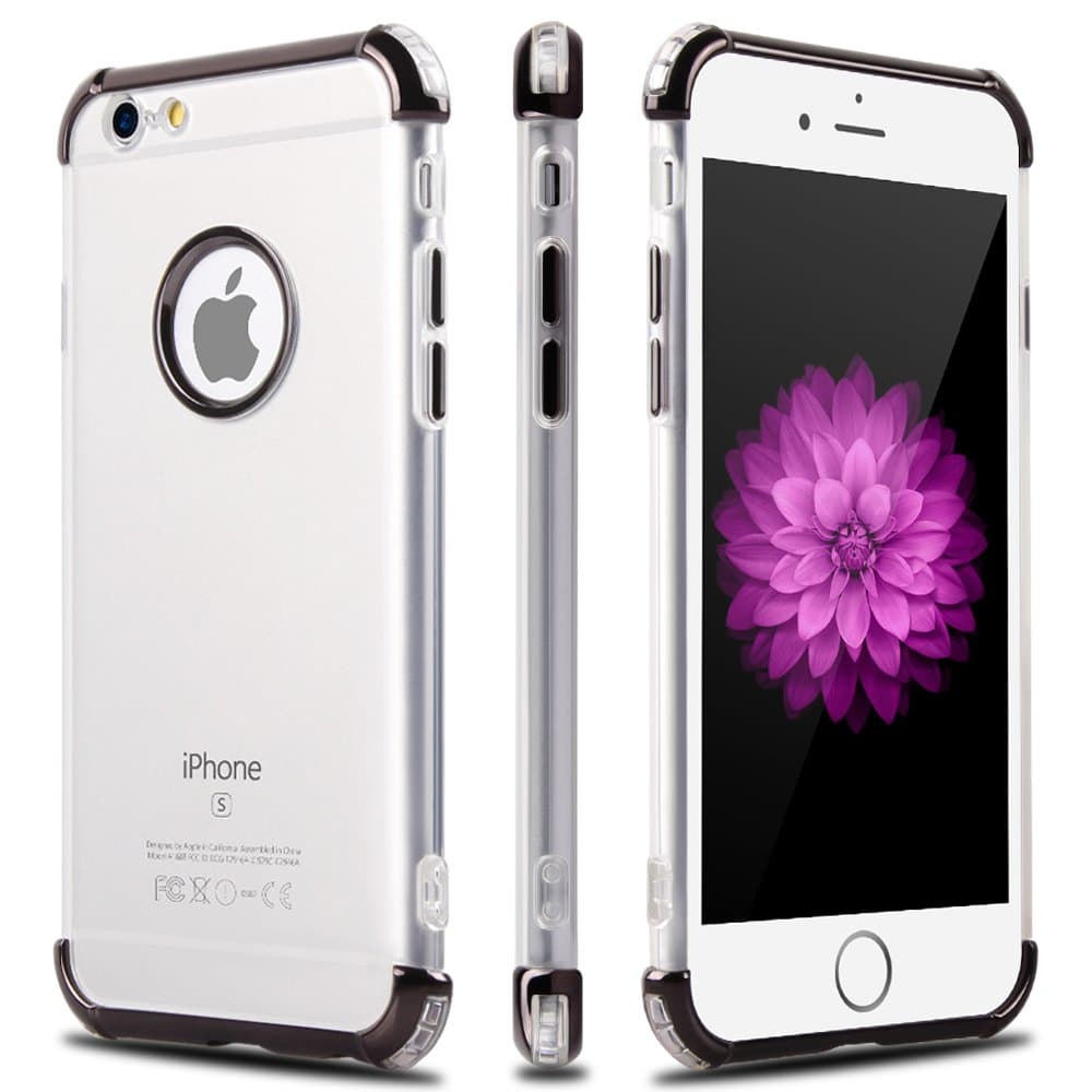 iPhone 6S 6 Case,Casegory 3 in 1 Ultra Thin Slim Fit Reinforced Corner Soft Silicone TPU Shockproof Protective Bumper iPhone 6 6S Phone Case …