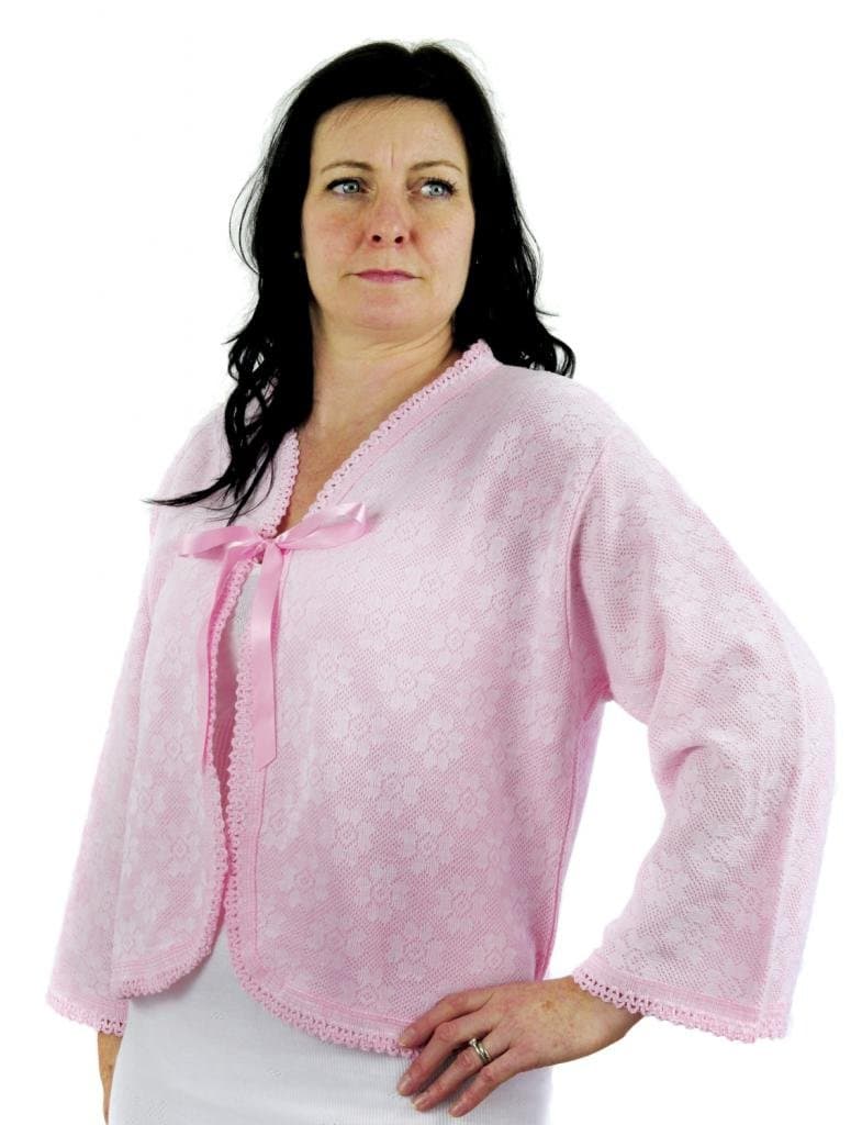 Luxlux Bed Jacket with Tie, Classic Thermal