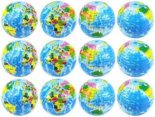 3" Squeeze Globe Relax Ball (12 pieces)