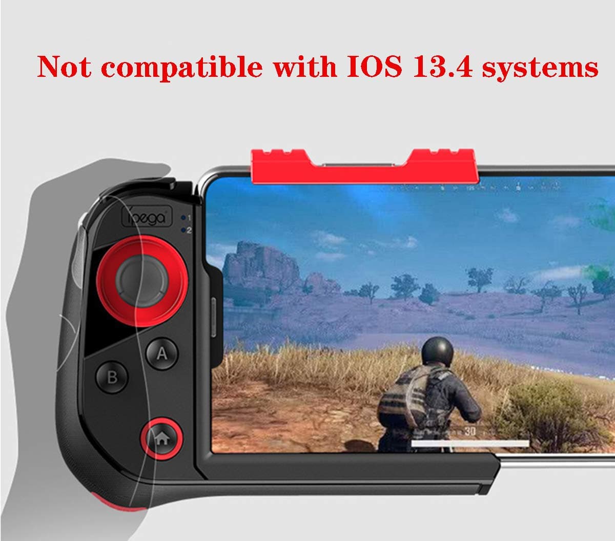 PG-9121 Wireless Gamepad Multimedia Game Controller Joystick Compatible iPhone8/XR/XS for Android Mobile Phone Tablet