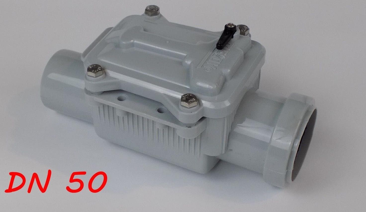 Backflow Valve DN 50 Filter Closure for HT Pipe