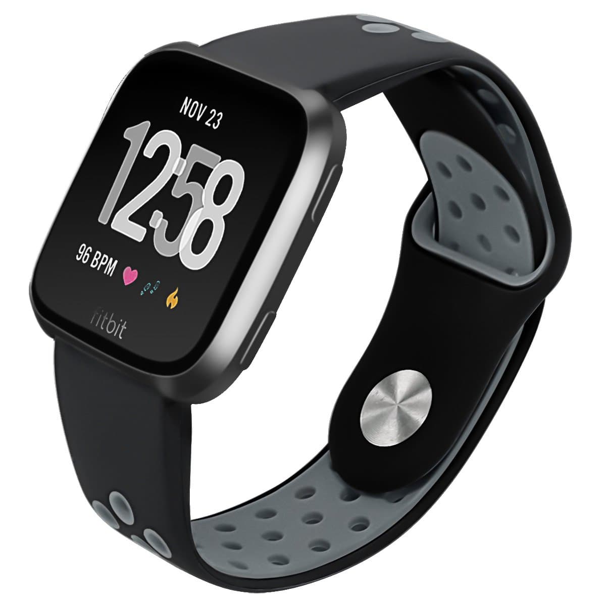 Sport Silicone Replacement Breathable Adjustable Strap Bands Fitb Versa Smart Fitness Watch Women Men Kid