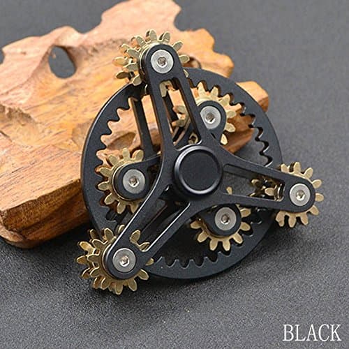 Unique Version Wheel Gears Teeth Linkage Hands Spinner Finger Spinner Fidget Toy Anti-stress Metal EDC ADHD Gifts