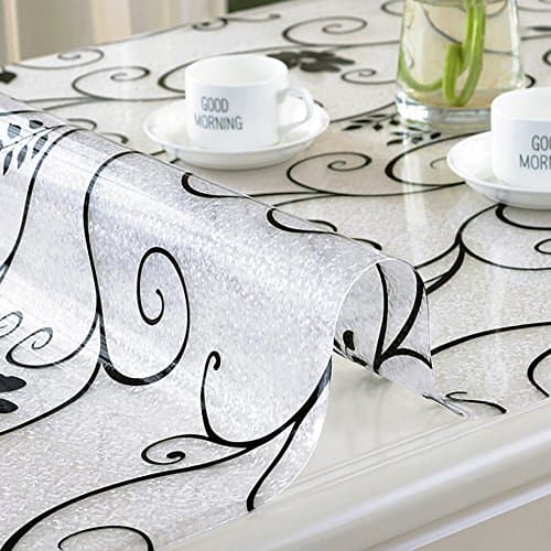 Waterproof Pvc table cloth,[dining table] Tea table Tablecloth,Anti-scalding Oil-proof Disposable-A 100x100cm(39x39inch)