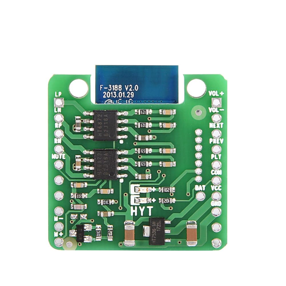 Denash Bluetooth 4.0 Audio Receiver Board HiFi Amplifier Module CSR8645 APT-X for Car Amp Speaker