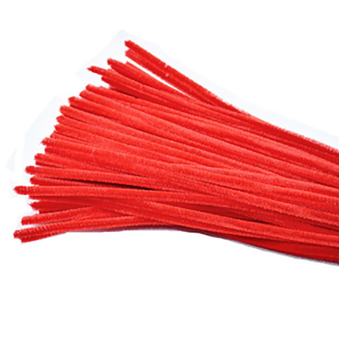Hydaa Chenille Pipe Cleaners Stems Craft for Crafting Pack of 95 (Red)