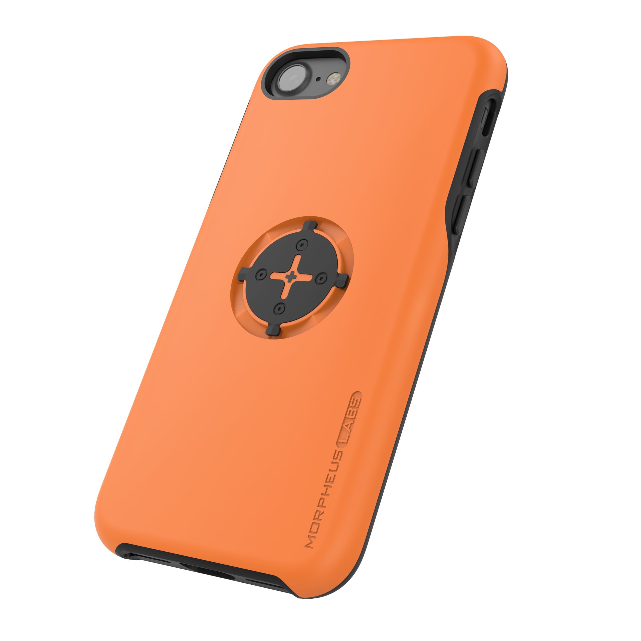 MORPHEUS LABS M4s Case for Apple iPhone 8 / 7 cover (bike mount ist not included) [Orange]