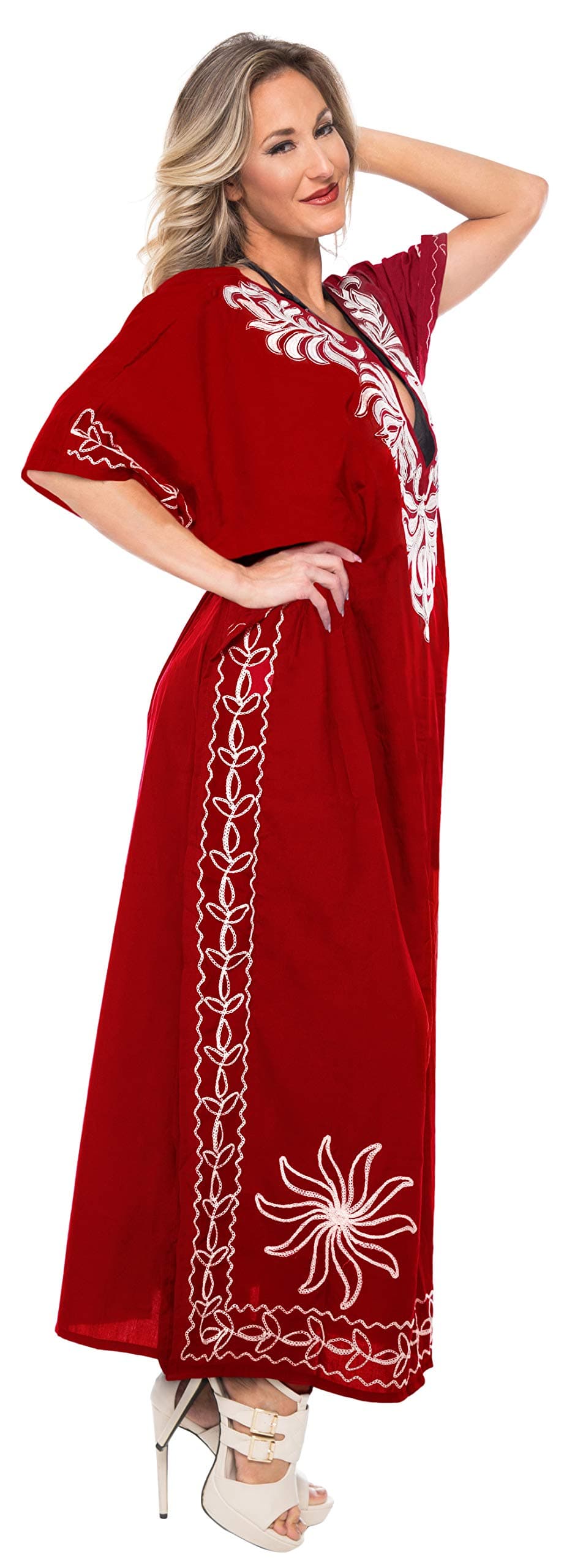 Women's Plus Size Caftan Long Evening Gown