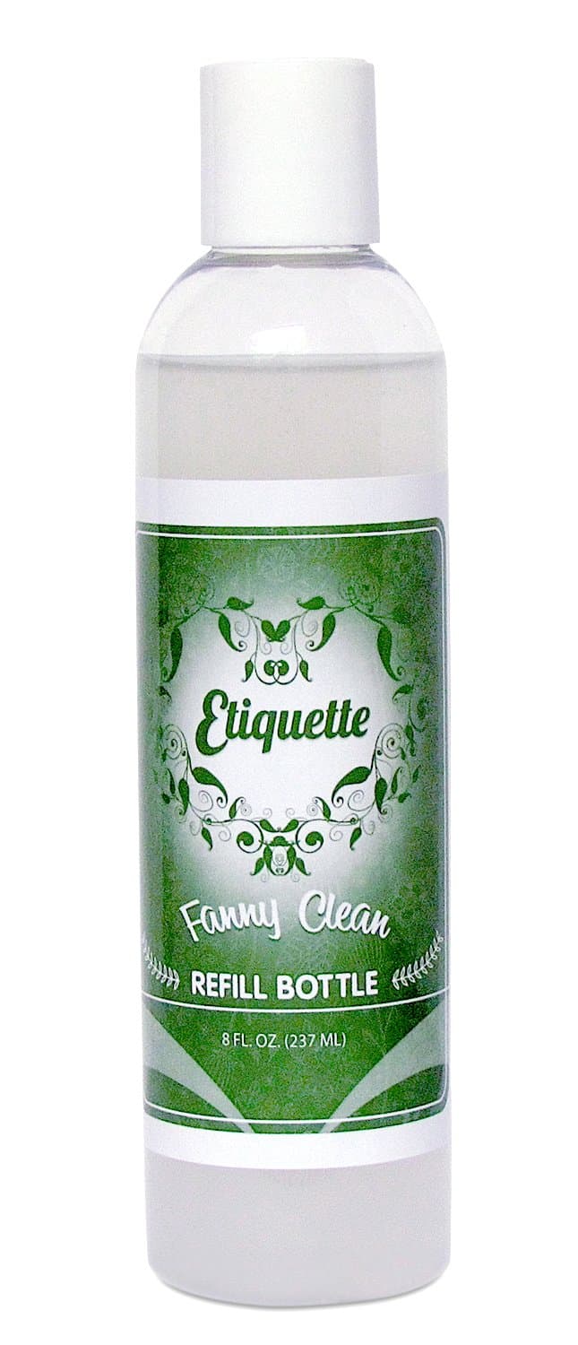Wet Wipe Refill for a Flushable Wipe Alternative with an Effective Organic Based Toilet Paper Moistener Spray for Fresh & Clean Bathroom Personal Care by Etiquette