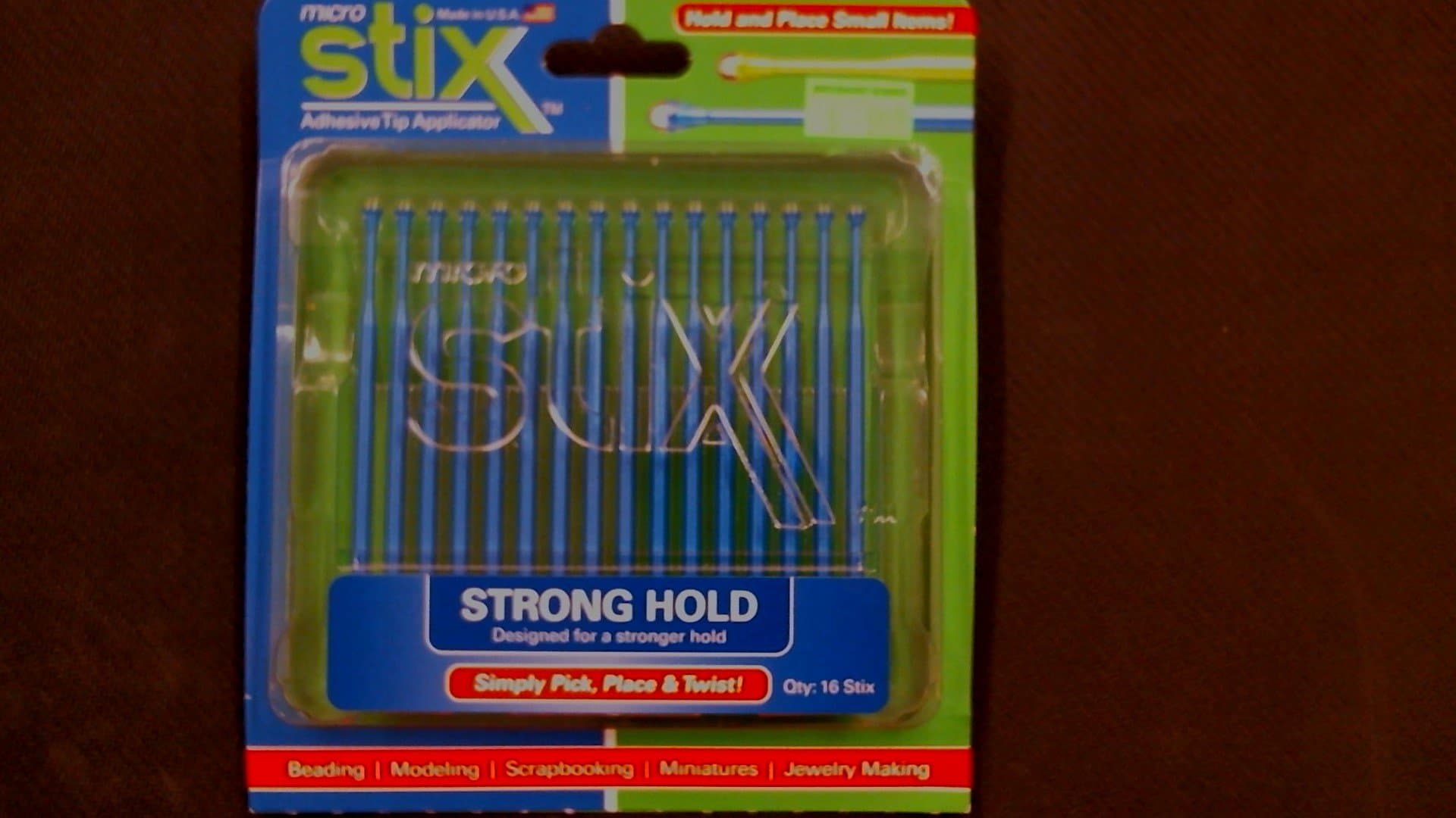 Micro Stix, Strong Hold 16 Count Pack By Microbrush Int.