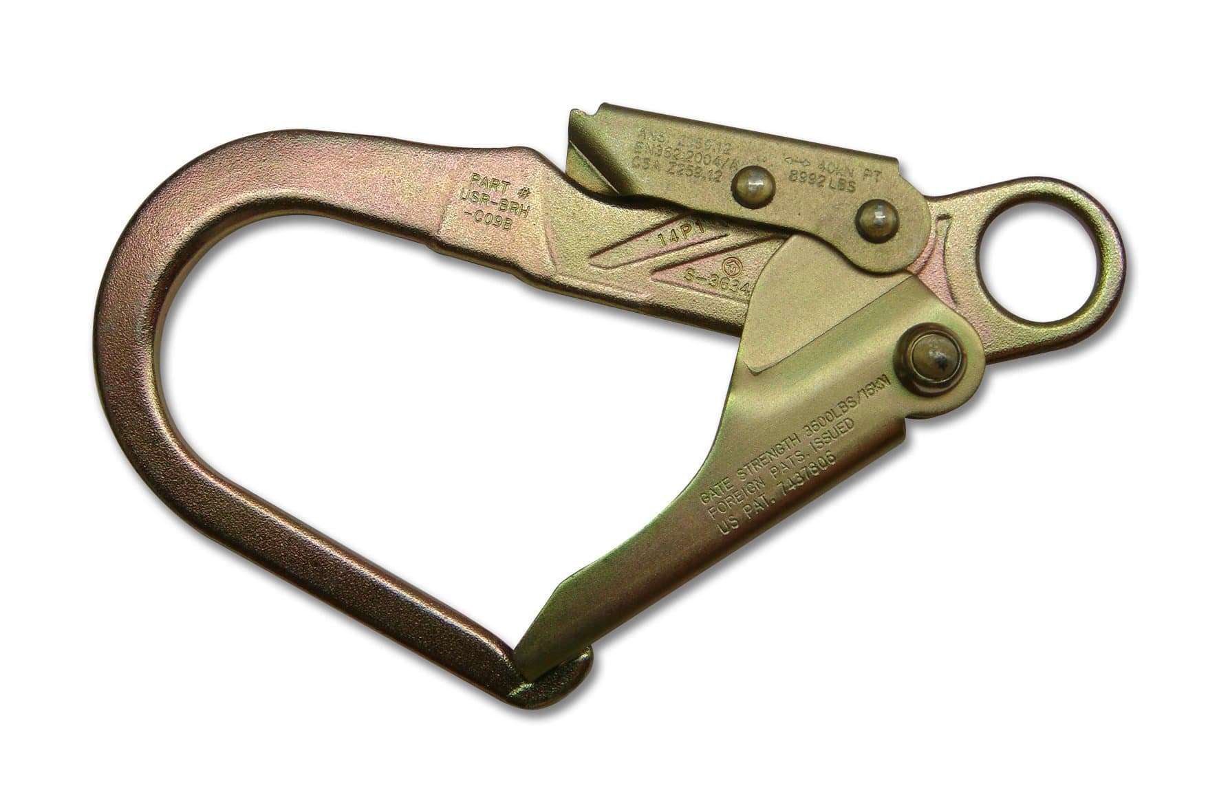 ProClimb USR-BRH-C09B ANSI Certified Rebar Hook, Medium