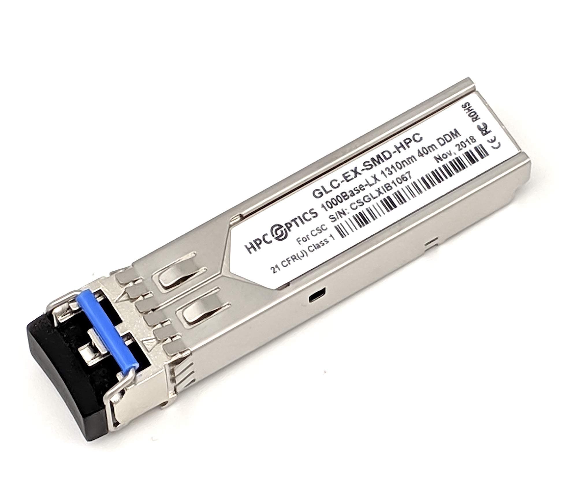 Compatible with Cisco GLC-EX-SMD 1000BASE-EX SFP Transceiver | 1G XD SMF 1310nm 40km GLC-EX-SMD-HPC