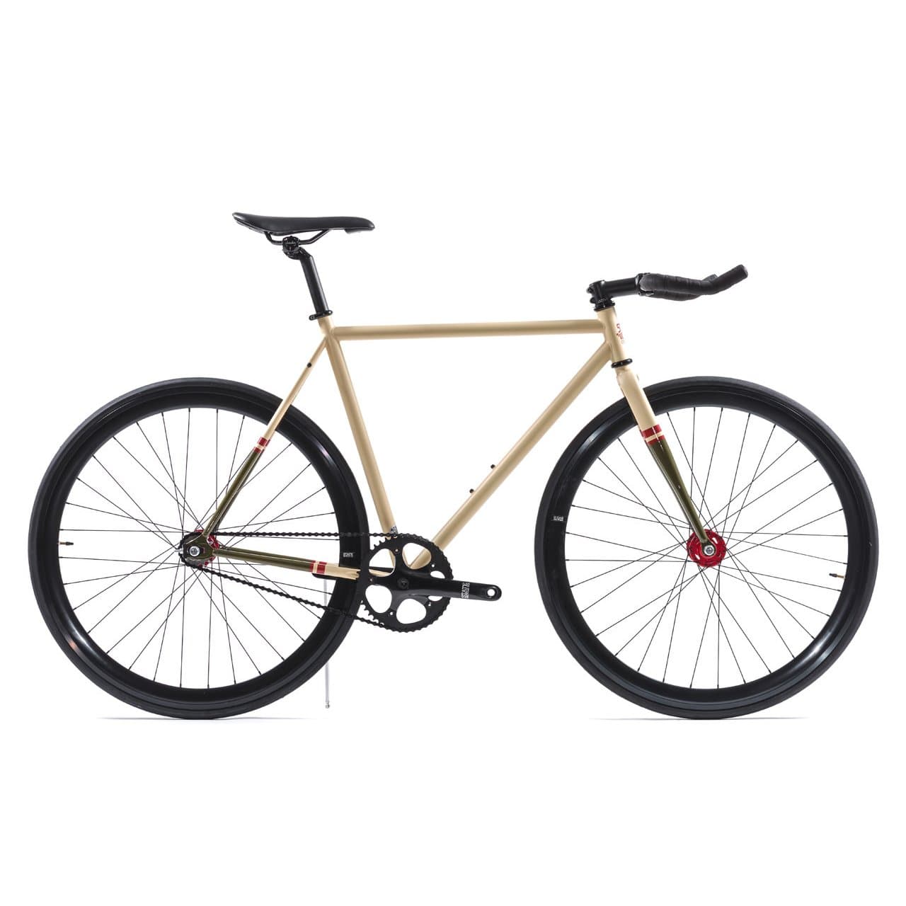 State Bicycle Unisex's Core Model Fixed Gear Bicycle-Bomber, 49 cm