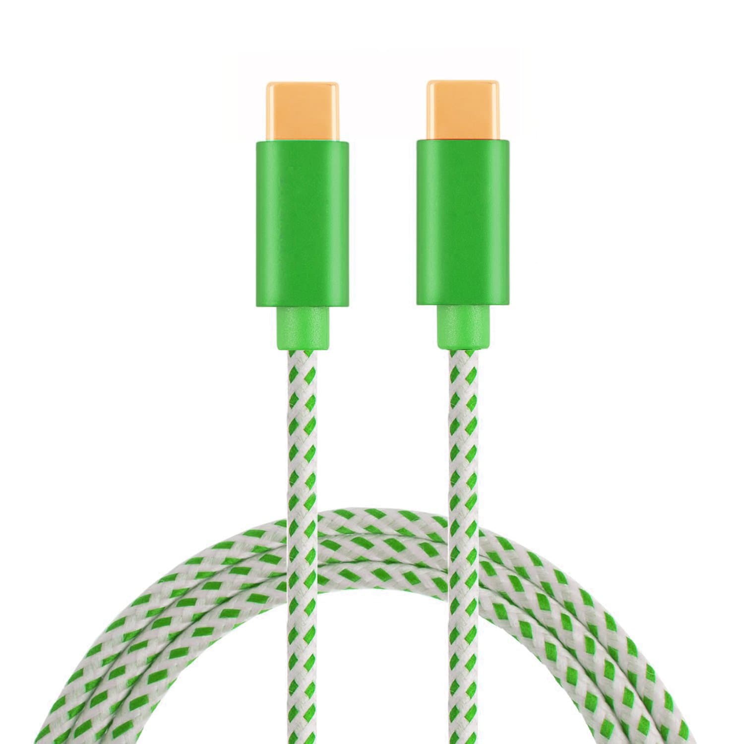 Jiexun USB Type-C to Type-C Cable Support Positive and Negative Plug for Galaxy S8 S8 Plus,Nexus 5X/6P and more(white)