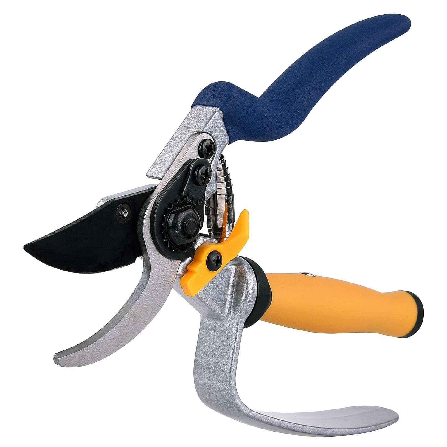 Pruning Shears，Getan 8" Professional SK-5 Steel Blade Sharp anvil pruner, Bypass Pruner with Rotating Handle to Minimize Strain (GTN-301) Garden Clippers, Garden Shears