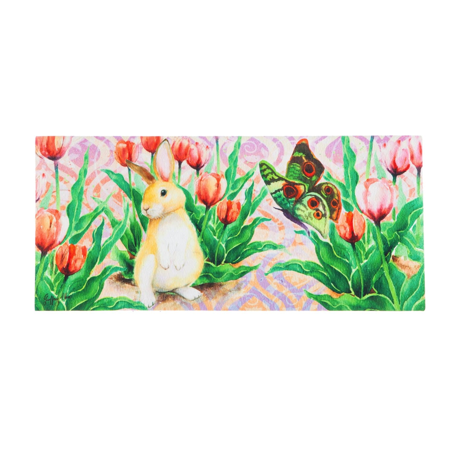 Evergreen Flag Bunny Patch Sassafras Switch Mat 22" x 10"