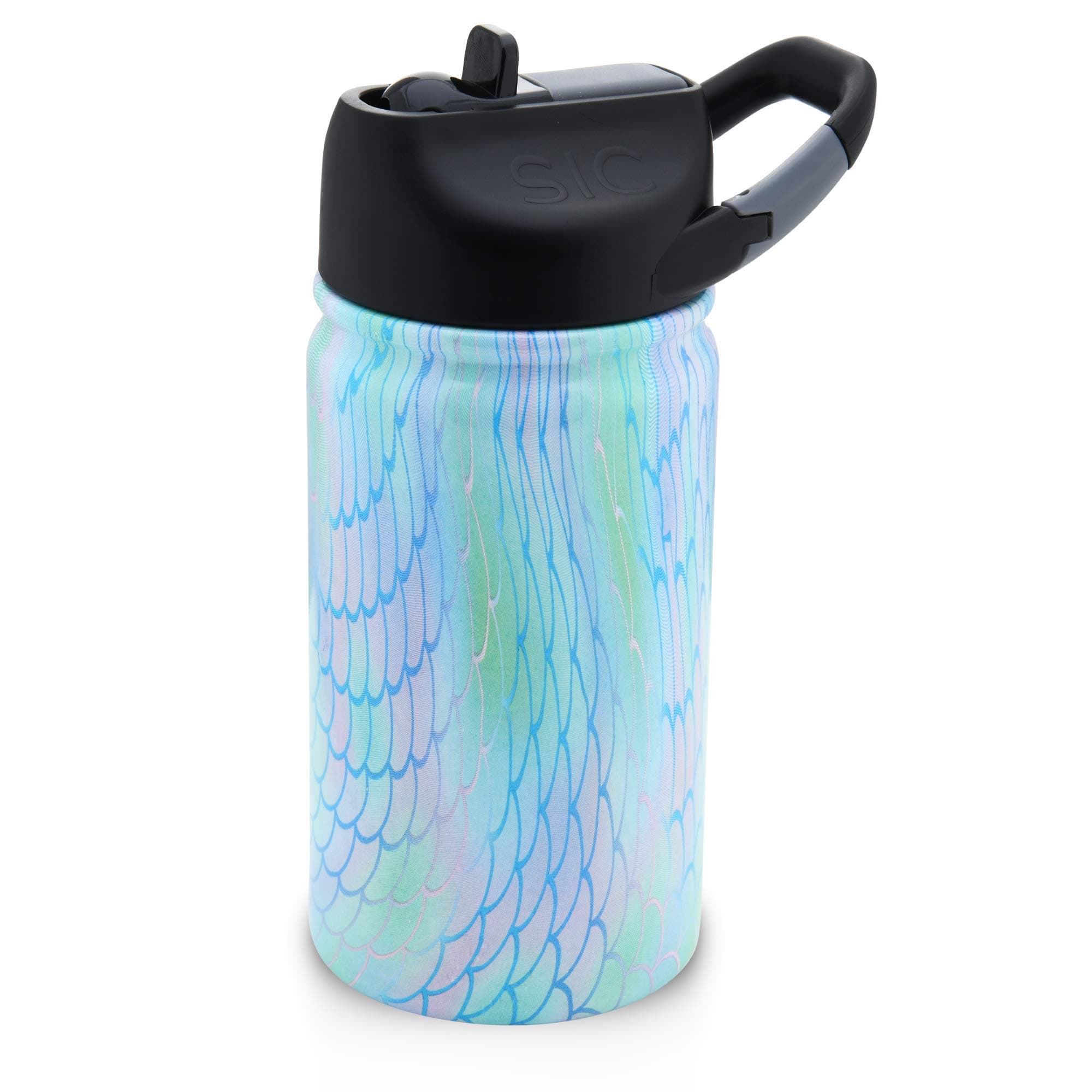 Seriously Ice Cold Lil SIC Kid 12 Oz. Double Wall Vacuum Insulated 18/8 Stainless Steel Tumbler Mug | Powder Coated with Leak Proof BPA Free Lid with Integrated Carabiner Clip