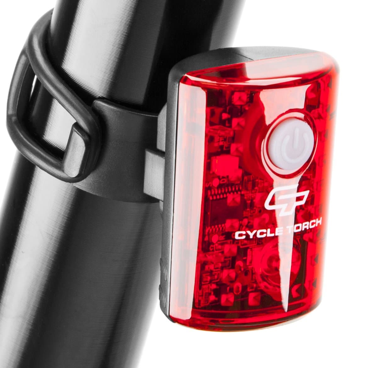 Cycle Torch USB Rechargeable Bike Tail Light MicroBot LED Bicycle Taillight for City Commuters, Kids & Cyclists | Small Detachable Rear Safety Red Bicycle Blinker