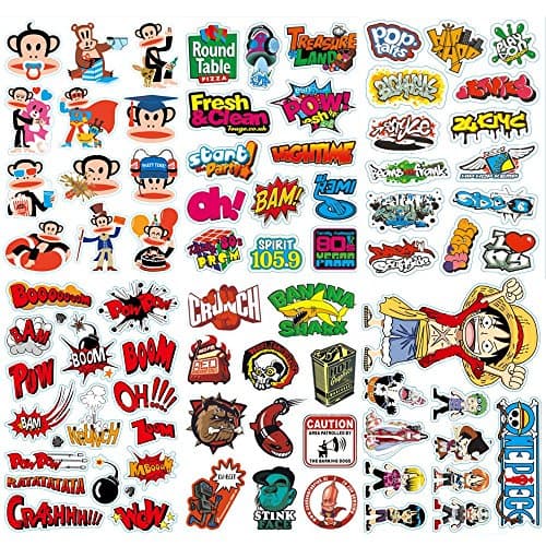 Set of 76pcs Assorted Random Stickers