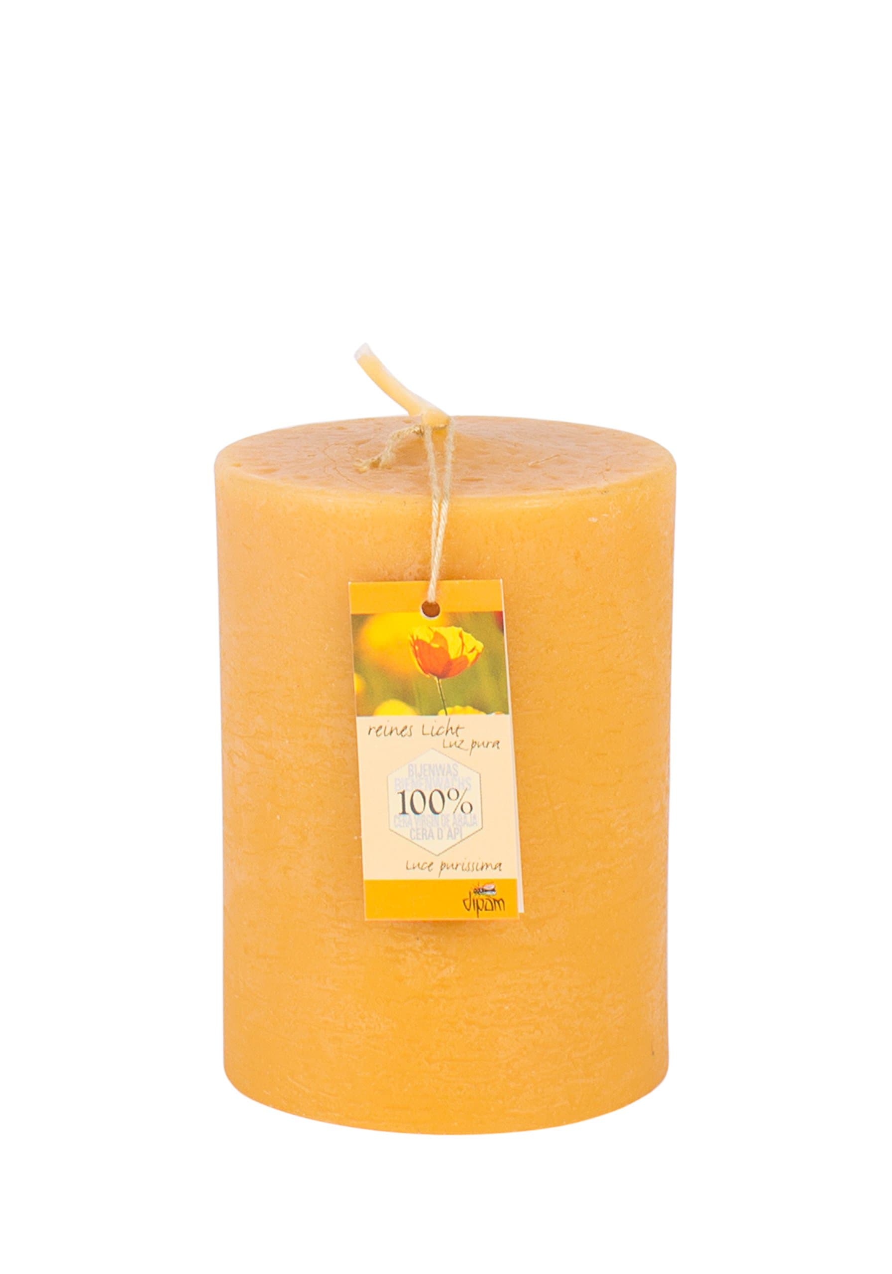 Beeswax Pillar Candle (7.8 x 11cm, code: STS1)
