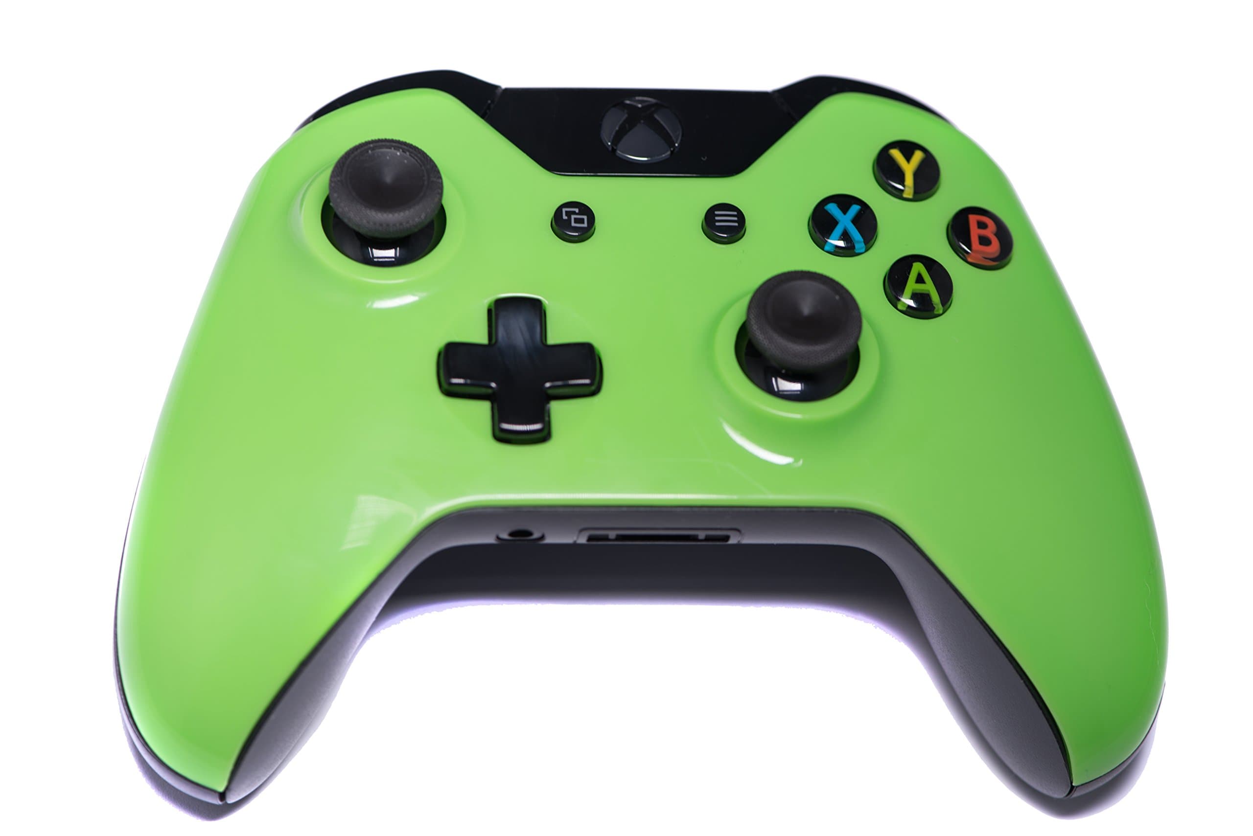 Lighting Modz Xbox One 40 Modes Rapid Fire Controller Green Faceplate Modded Jump Shot Drop Shot Sniper Quick Scope