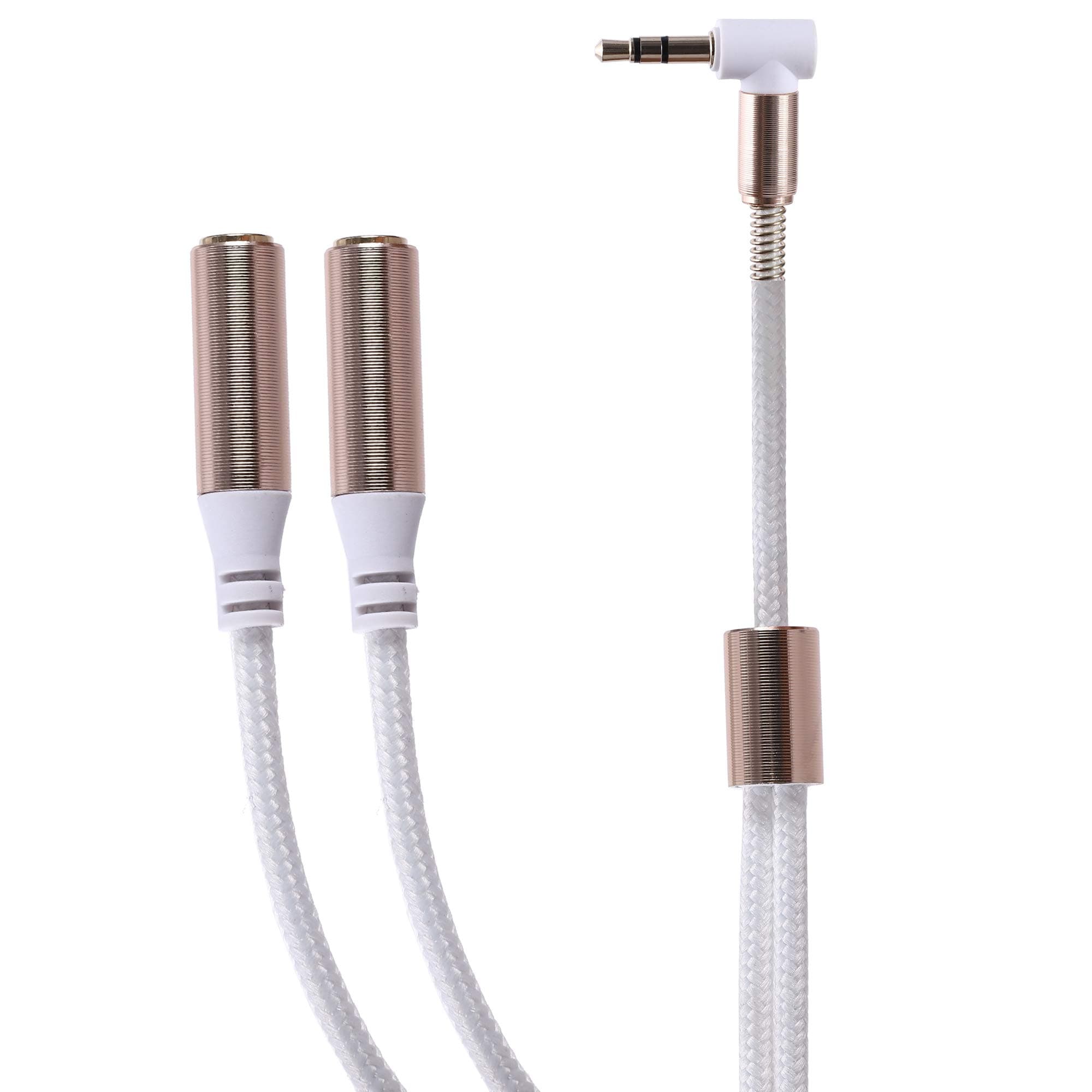 Lapkit AUX Splitter Cable - White