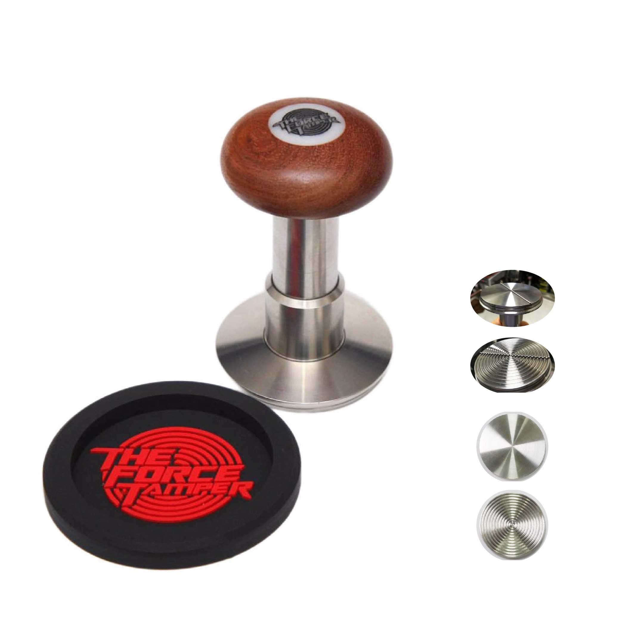 The Force Tamper-Automatic Impact Coffee Tamper Adjustable Const Pressure and Autoleveling Duo-Distribute Set (53.00mm, Ball)