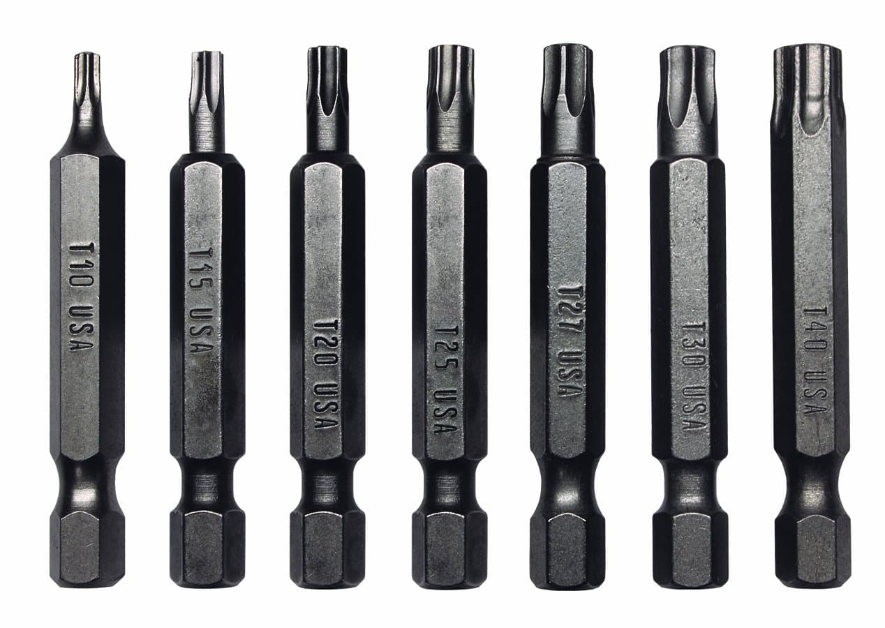 SK Hand Tool 82080 Set Power Bit Set, 7-Piece