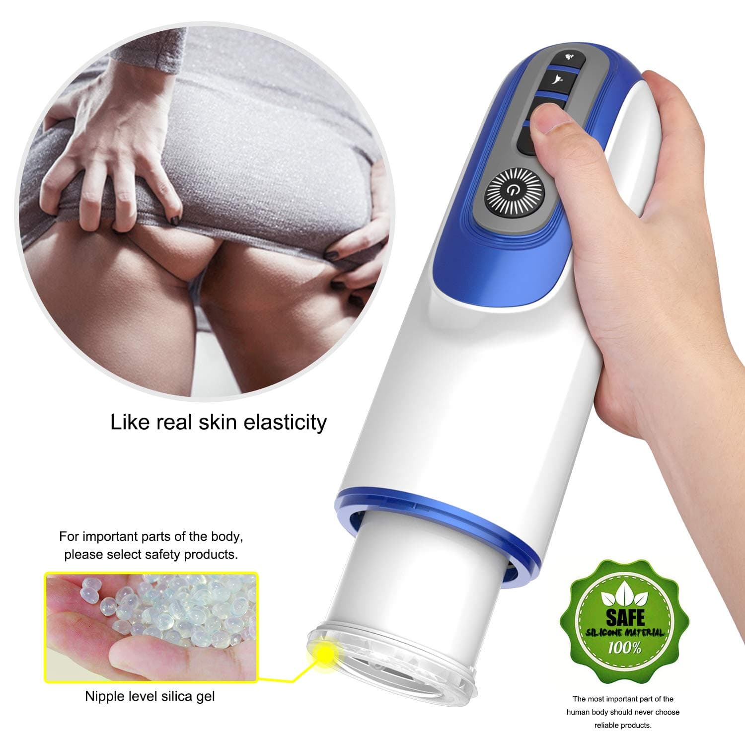 Intelligent Male Automatic Piston Cup Sucking Rotating 7 Pattern 3 Speed ​​Electronic Massage Cup Male's Toy Real Touch Tshirt