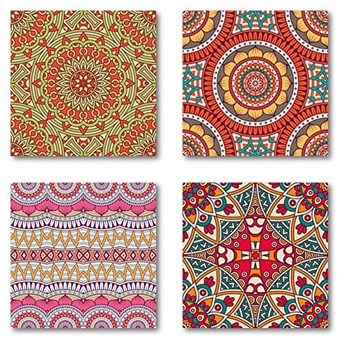 Coastero Absorbent Stone Drink Coasters - BOHEMIA SQUARE