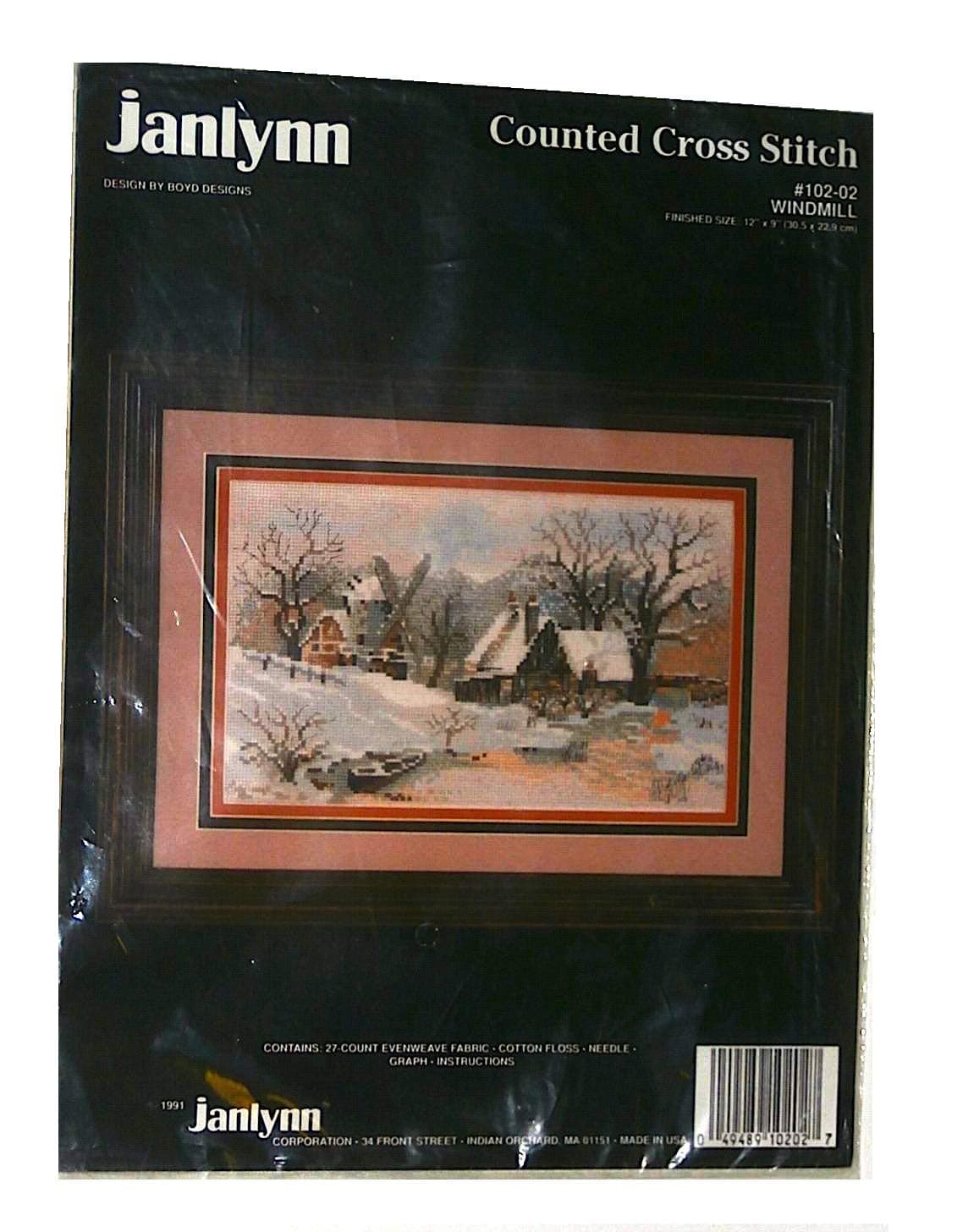Janlynn"Windmill" Counted Cross-Stitch Kit