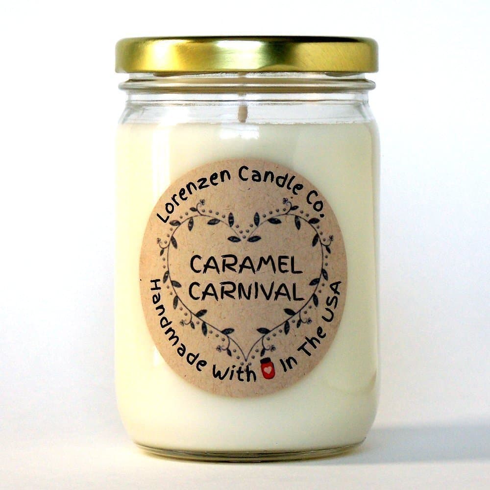 Caramel Carnival Soy Candle, 12oz