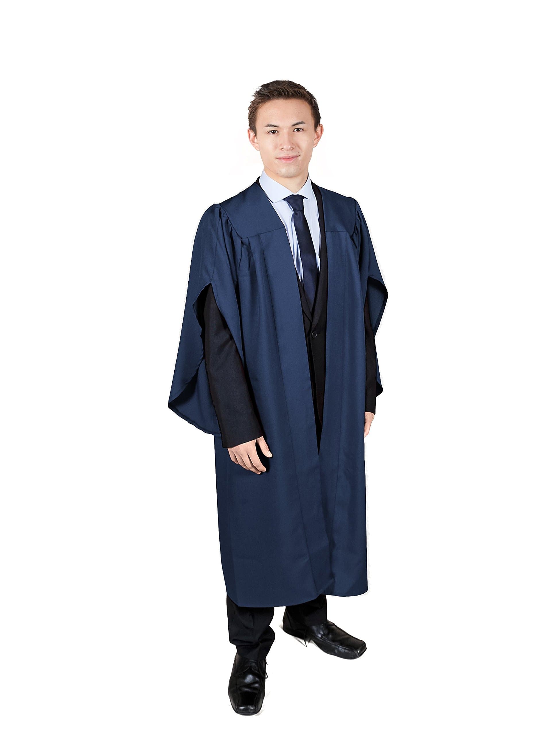 Graduation Attire Navy Open Front Choir Robe