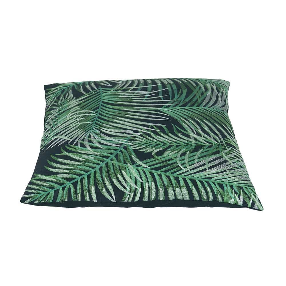 Bahne Cushion Square Green Palm Tree Print