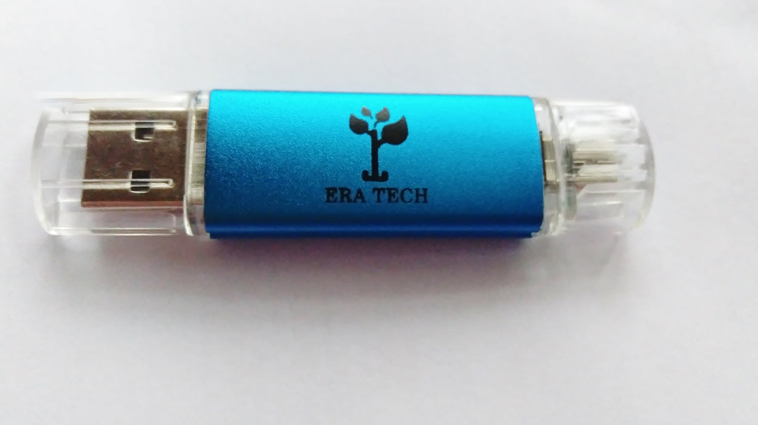 Two Way Dual USB OTG Memory Stick Flash Drive - USB to Micro USB Memory Stick, USB Flash Drive For Mobile phone and Computer - 8GB,16GB, 32GB. Compatible with all Android and Windows smart phones and tablets (32GB, Blue)