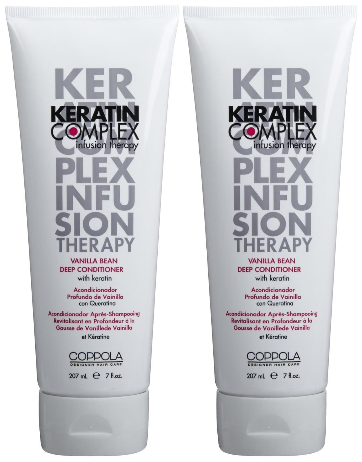 Keratin Complex Vanilla Bean Deep Conditioner - 7 oz - 2 pk