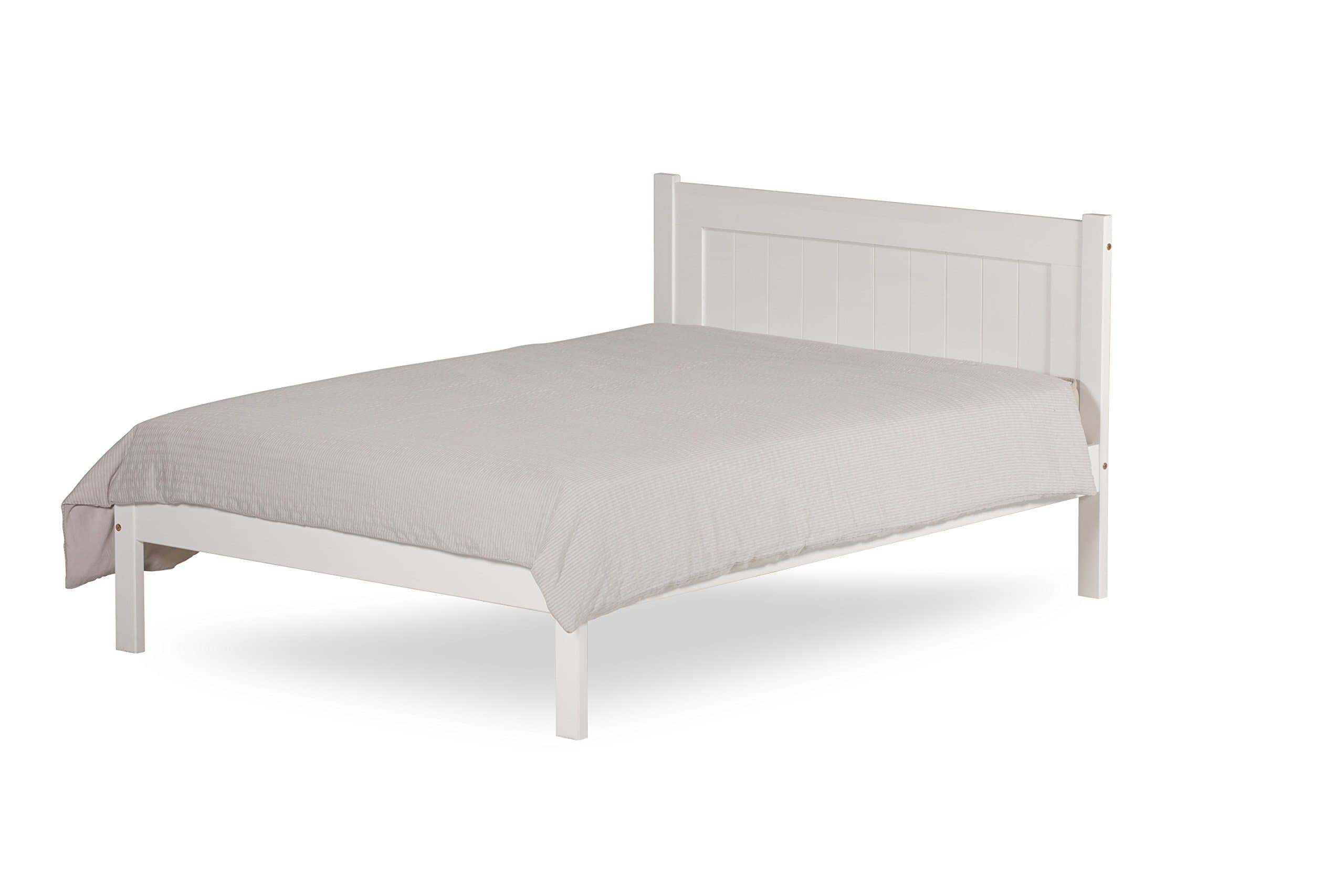 4FT6 DOUBLE CLIFTON BED FRAME IN SOLID WHITE PINE