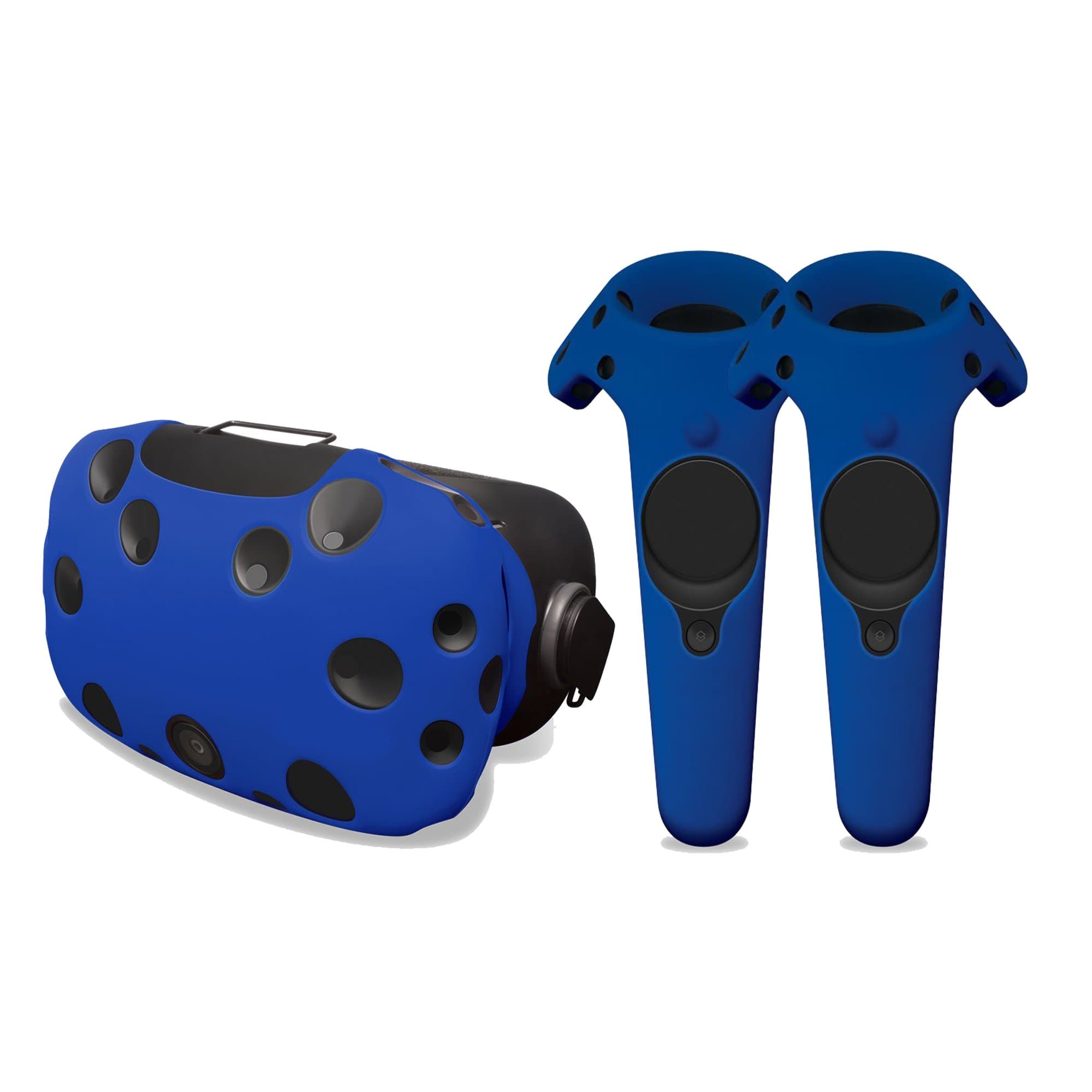 Protective Case - Headphones and Controls - Silicone - HTC Vive (Blue)