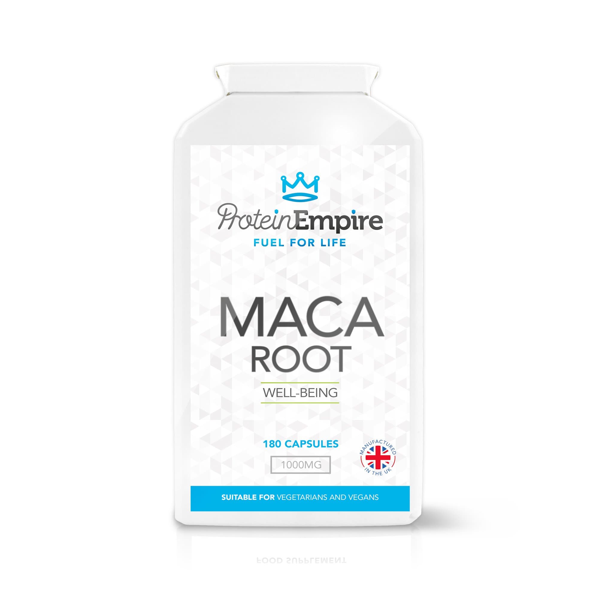 Protein Empire Maca Root 1,000mg | Premium High Strength Extract Tablets – 180 Capsules