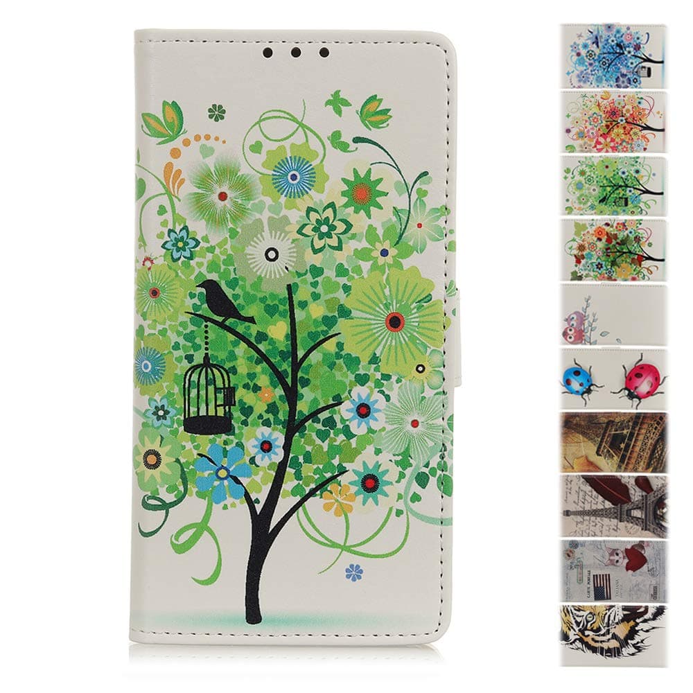 Painted Pattern Leather Case for Nubia Red Magic 3S Leather Wallet Card Flip Case with Magnetic Closure Cover Compatible with Nubia Red Magic 3S (Figure 8)