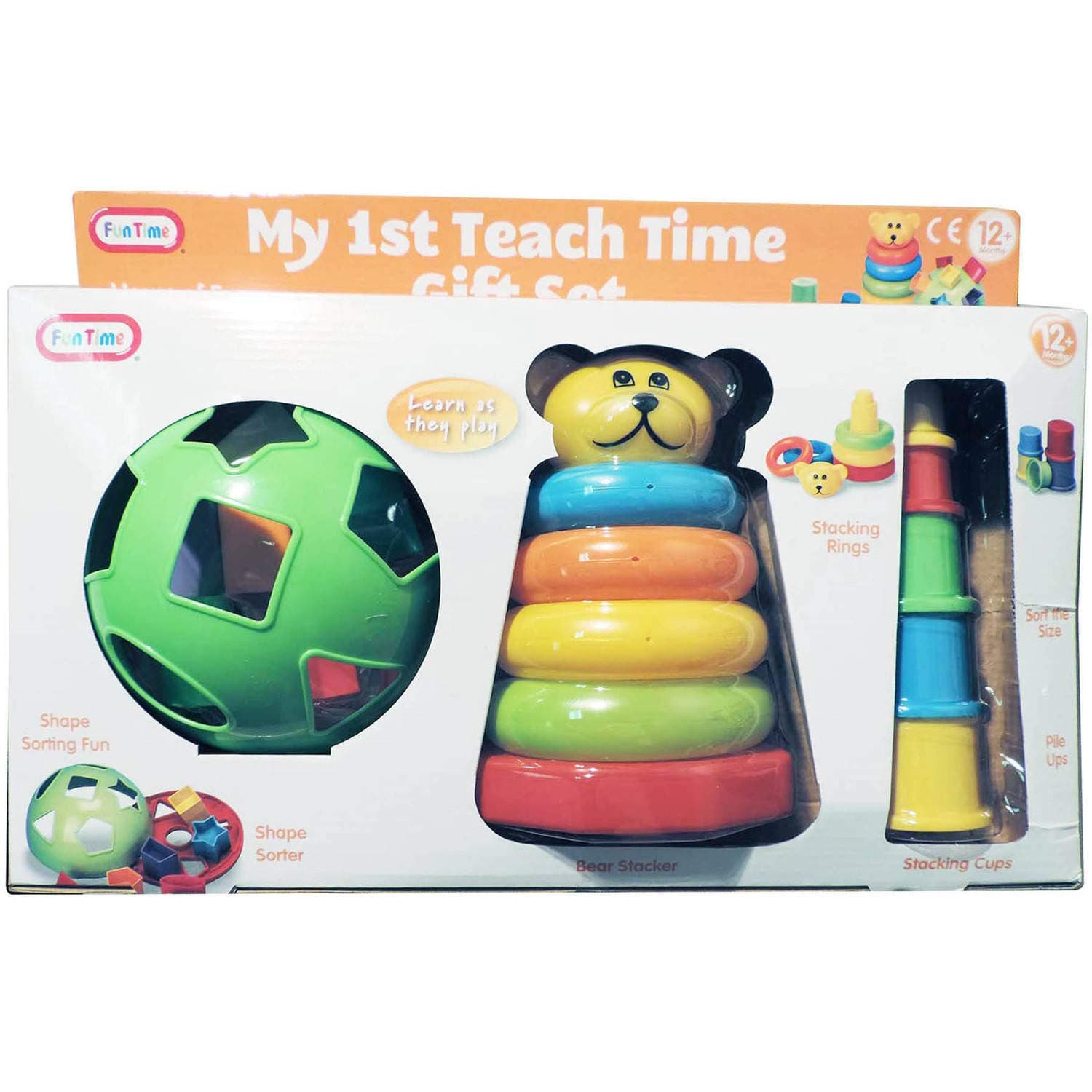 Unbekannt Fun Time - My First Teach Time - Stacking & Plug Toy