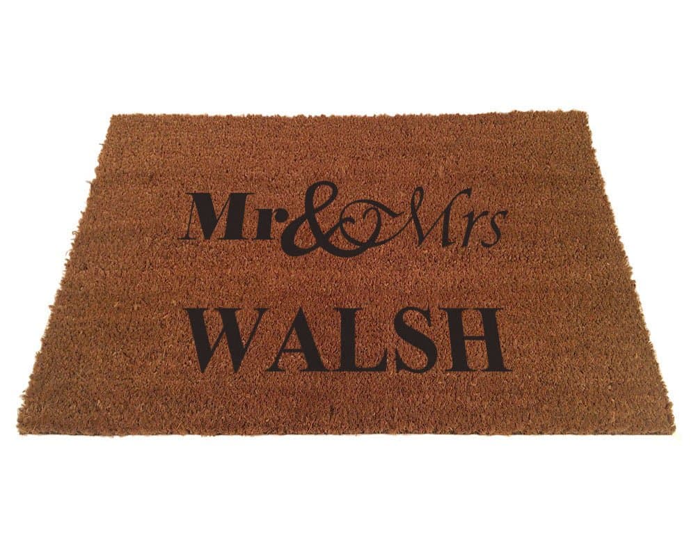 Mr & Mrs Doormat - Custom (24"x35")