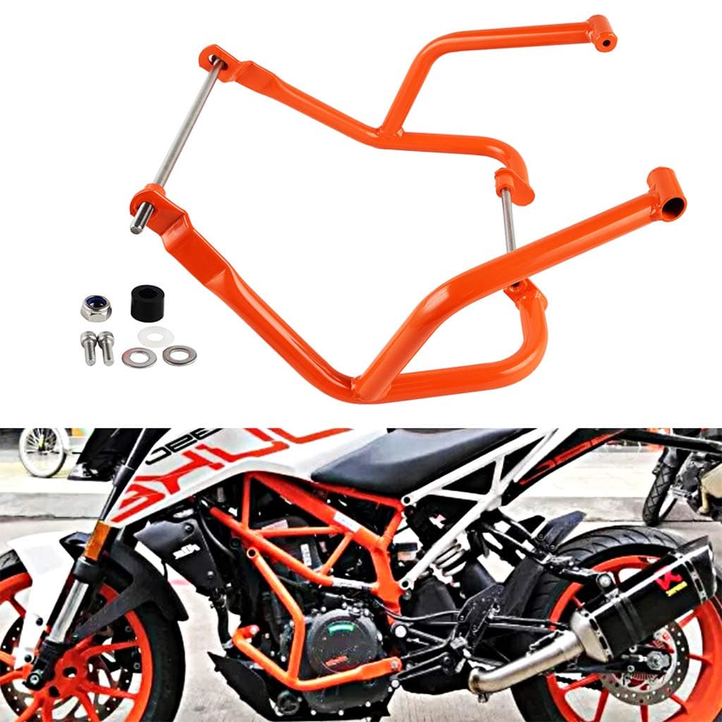 Motorcycle Steel Engine Guard Freeway Crash Bar Buffer Frame Body Side Bumper Rail Fence Protector For KTM DUKE 250 390 2017-2018