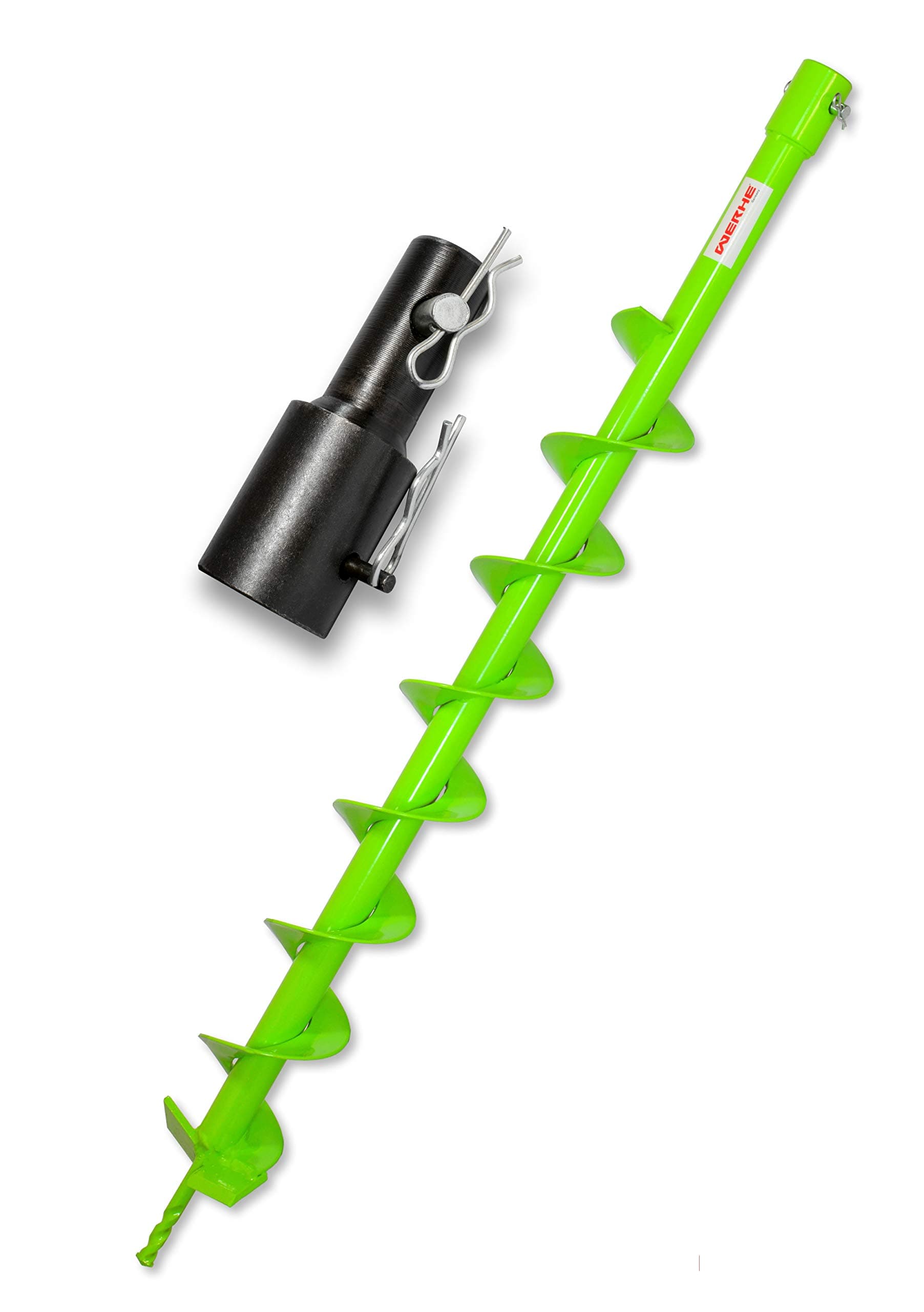 WERHE Drill bit for 80 mm diameter drill bit suitable for Stihl BT 106 C, BT 120 C, BT 121, BT 130, BT 131 precise drill bit pile drills