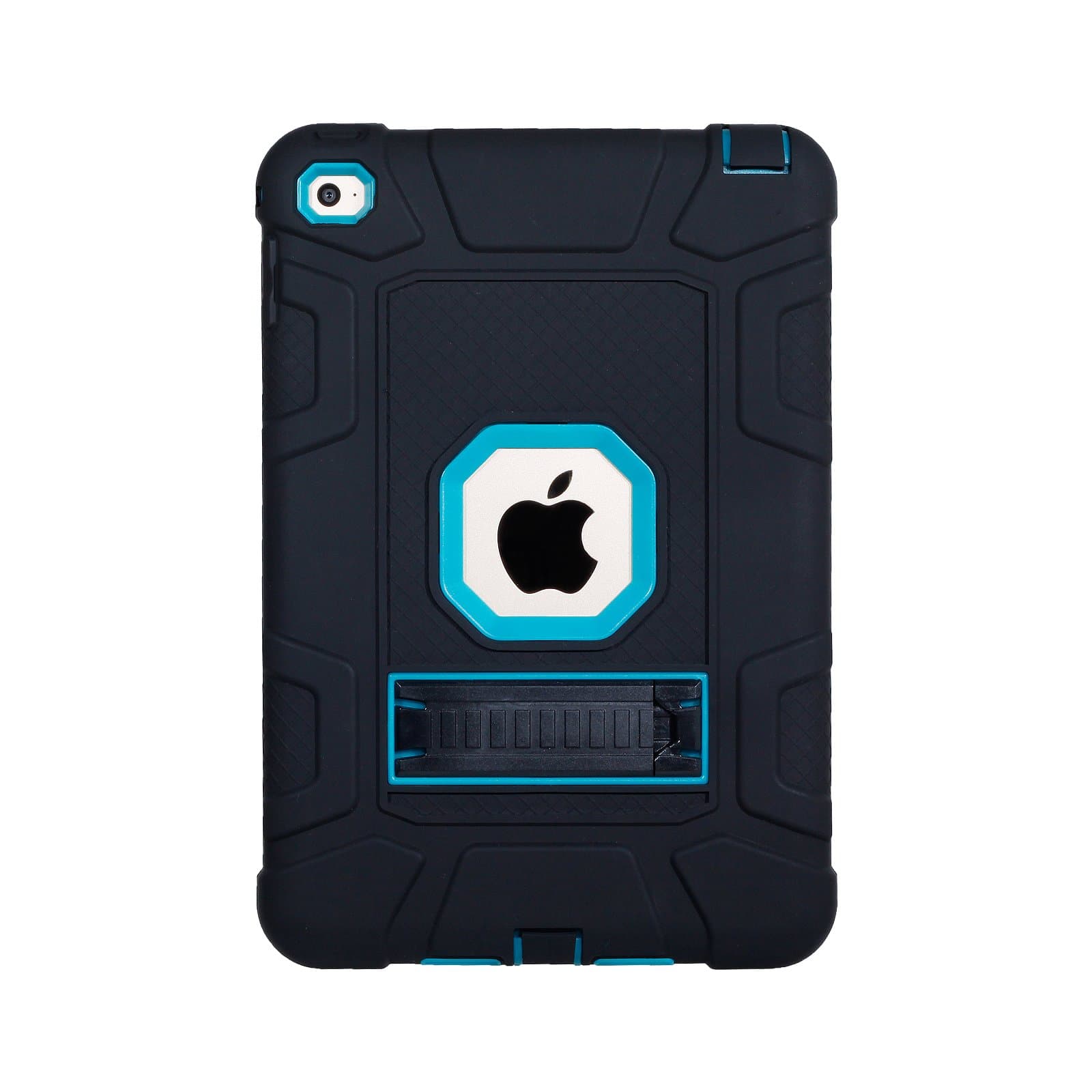 iPad Mini 5 2019 Case,iPad Mini 4 2015 Case, Yoomer Three Layer Heavy Duty Full Body Protective Bumper Armor Defender Rugged Hybrid Shockproof Rugged Cover with Kickstand for iPad Mini 5/ iPad Mini 4