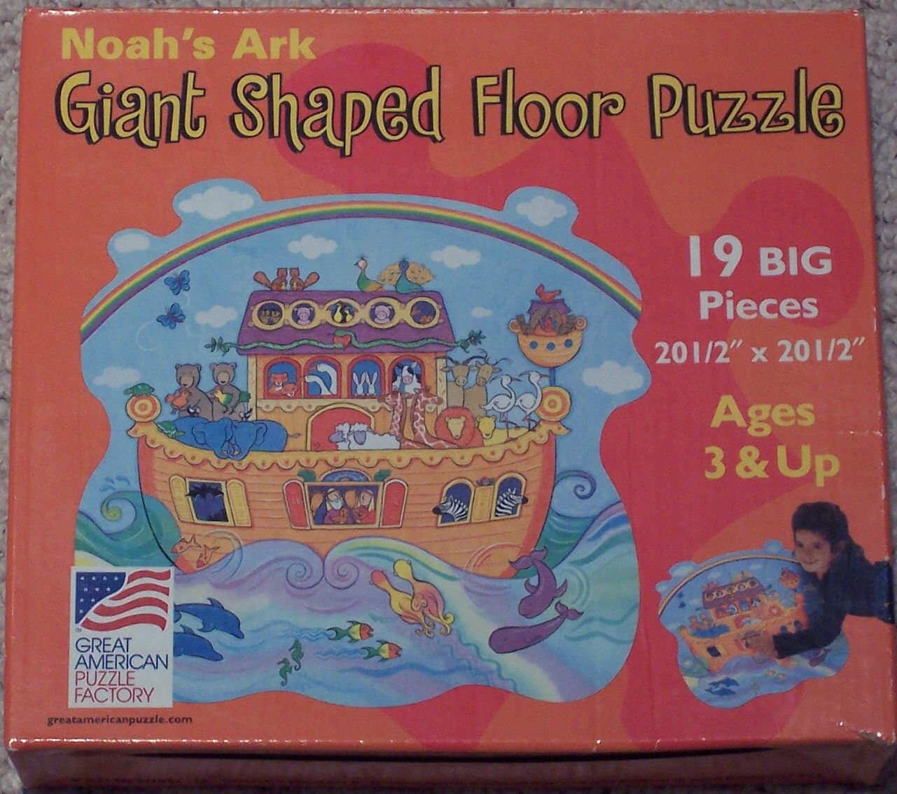 Noah's Ark Giant Shaped Floor Puzzle