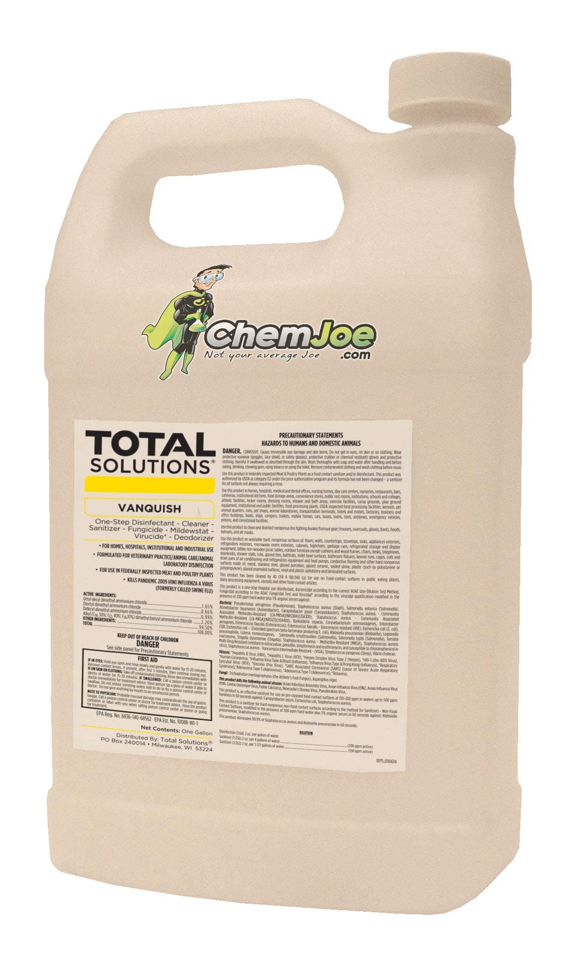 Vanquish Disinfectant Gallon Jug