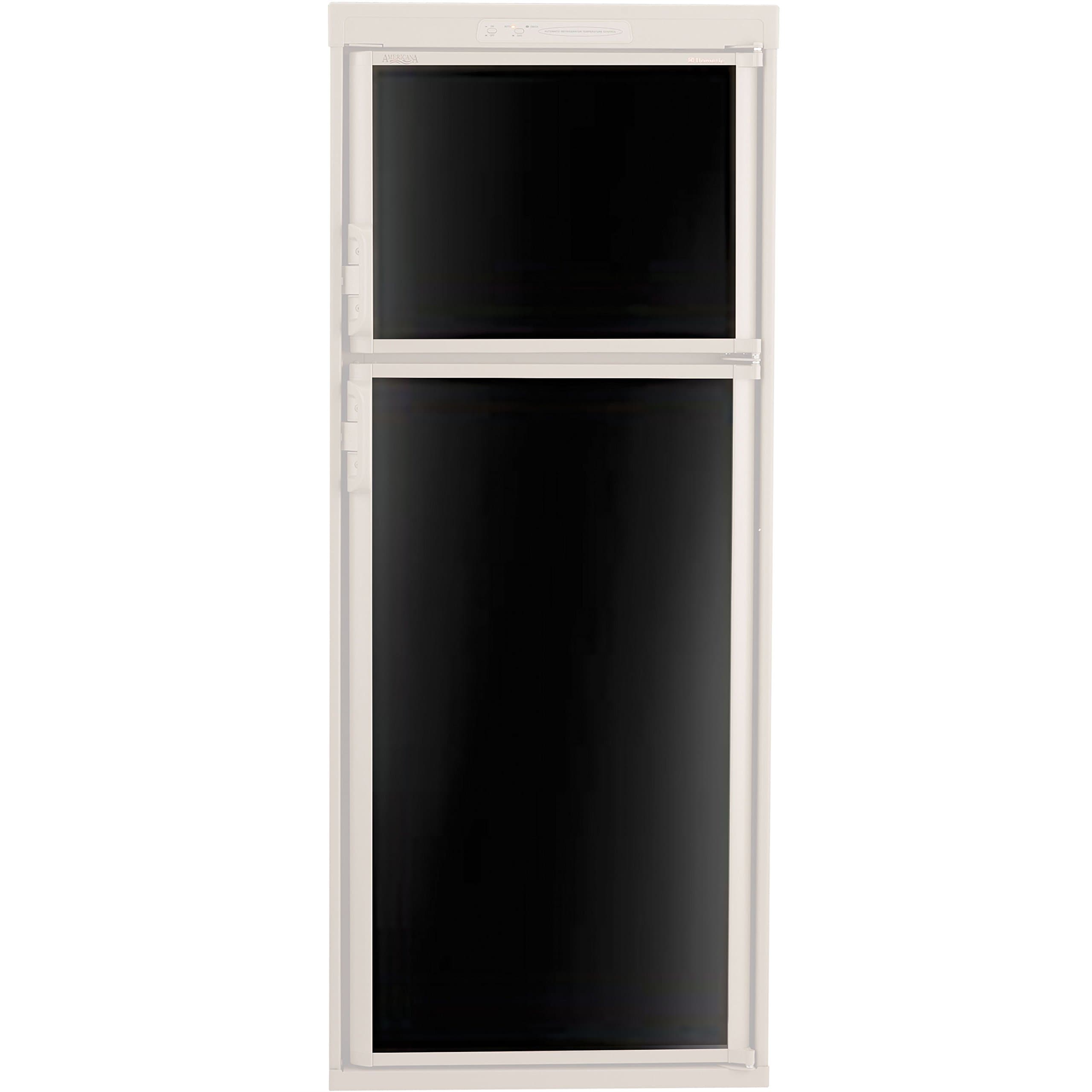 Dometic 3106863.099C Refrigerator Door Panel (Main Panel for RM2193 - Black Acrylic)